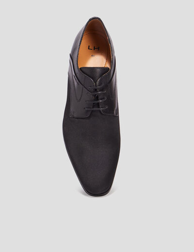 Derbies à lacets noir homme