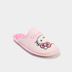 Chaussons mules Hello Kitty rose femme