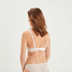 Soutien-gorge triangle paddé dentelle blanc femme