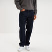 Jean relaxed 5 poches coton denim brut homme