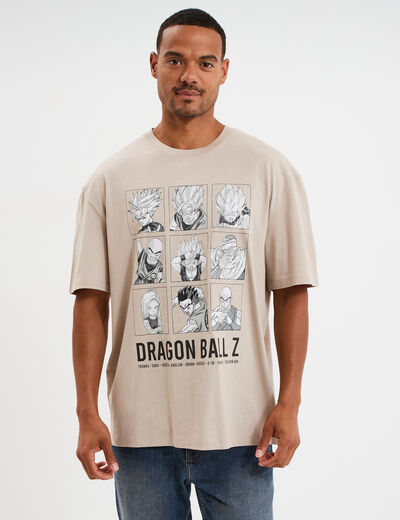 T-shirt manches courtes Dragon Ball Z gris clair homme