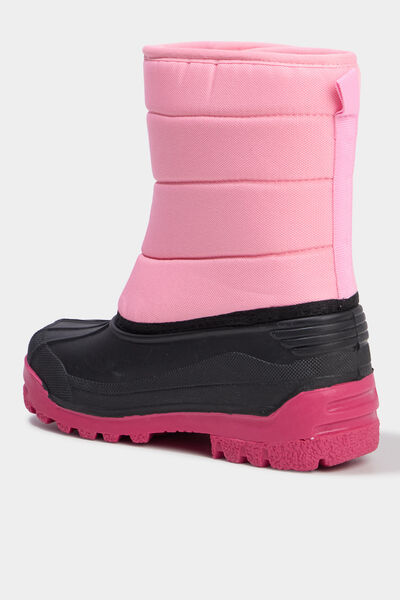 Bottes de neige fourr&eacute;es rose fille