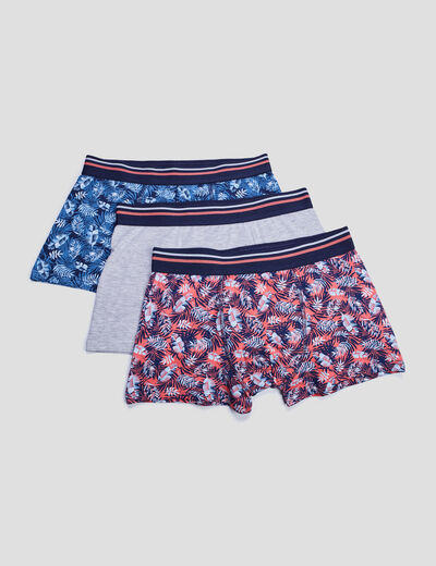 Lot 3 boxers bleu homme