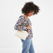 Sac en bandoulière rectangulaire blanc femme