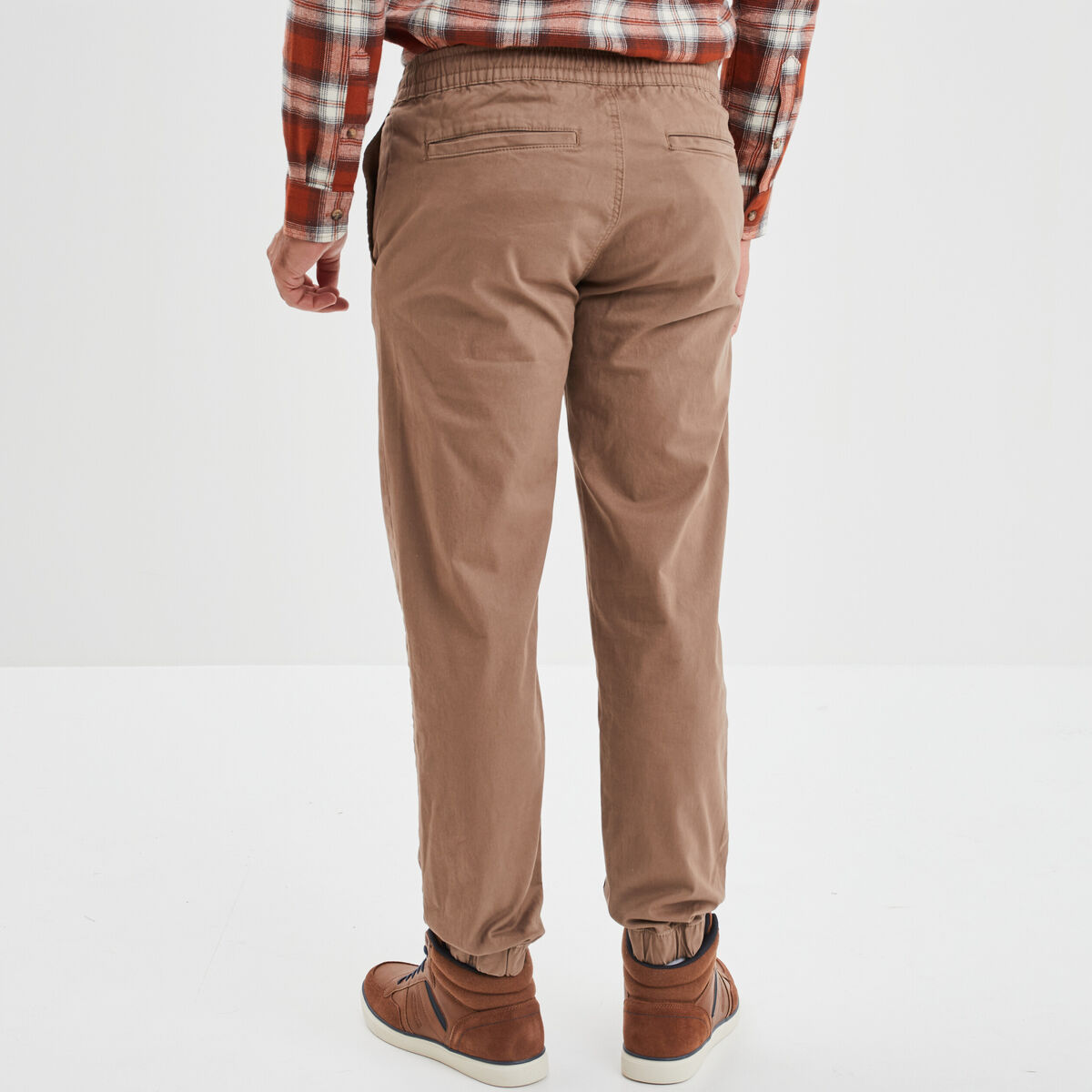 Pantalon jogpant marron homme