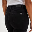 Jeans flare 5 poches denim noir femme