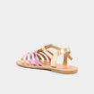 Sandales plates avec brides multicolore fille