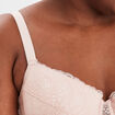 Soutien-gorge emboîtant à dentelle Izzie rose pastel femme grande taille