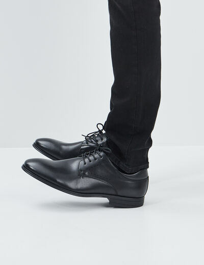 Derbies lacées noir homme