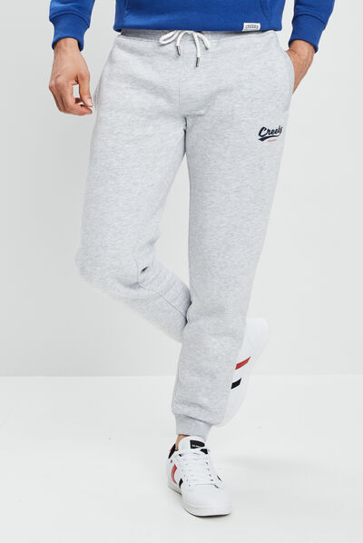 Pantalon jogging ajusté Creeks gris homme