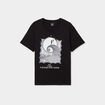 T-shirt coton Étrange Noël de Mr Jack noir femme