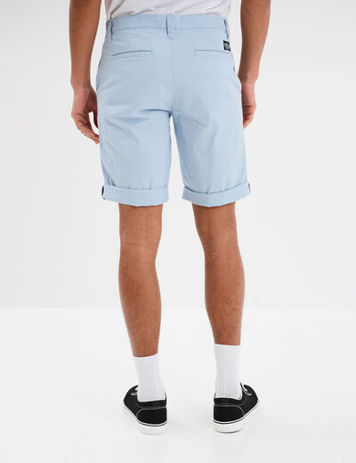 Short chino slim Creeks bleu ciel homme