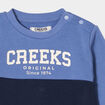 Ensemble 2 pièces sweat et jogging bleu marine bébé garçon