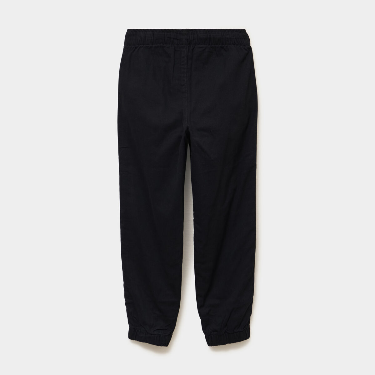 Pantalon jogger doubl&eacute; coton noir gar&ccedil;on