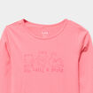 Ensemble pyjama pantalon t-shirt coton rose framboise fille