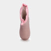 Bottes de pluie doubl&eacute;es rose fille
