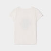 T-shirt manches courtes coton Creeks blanc fille