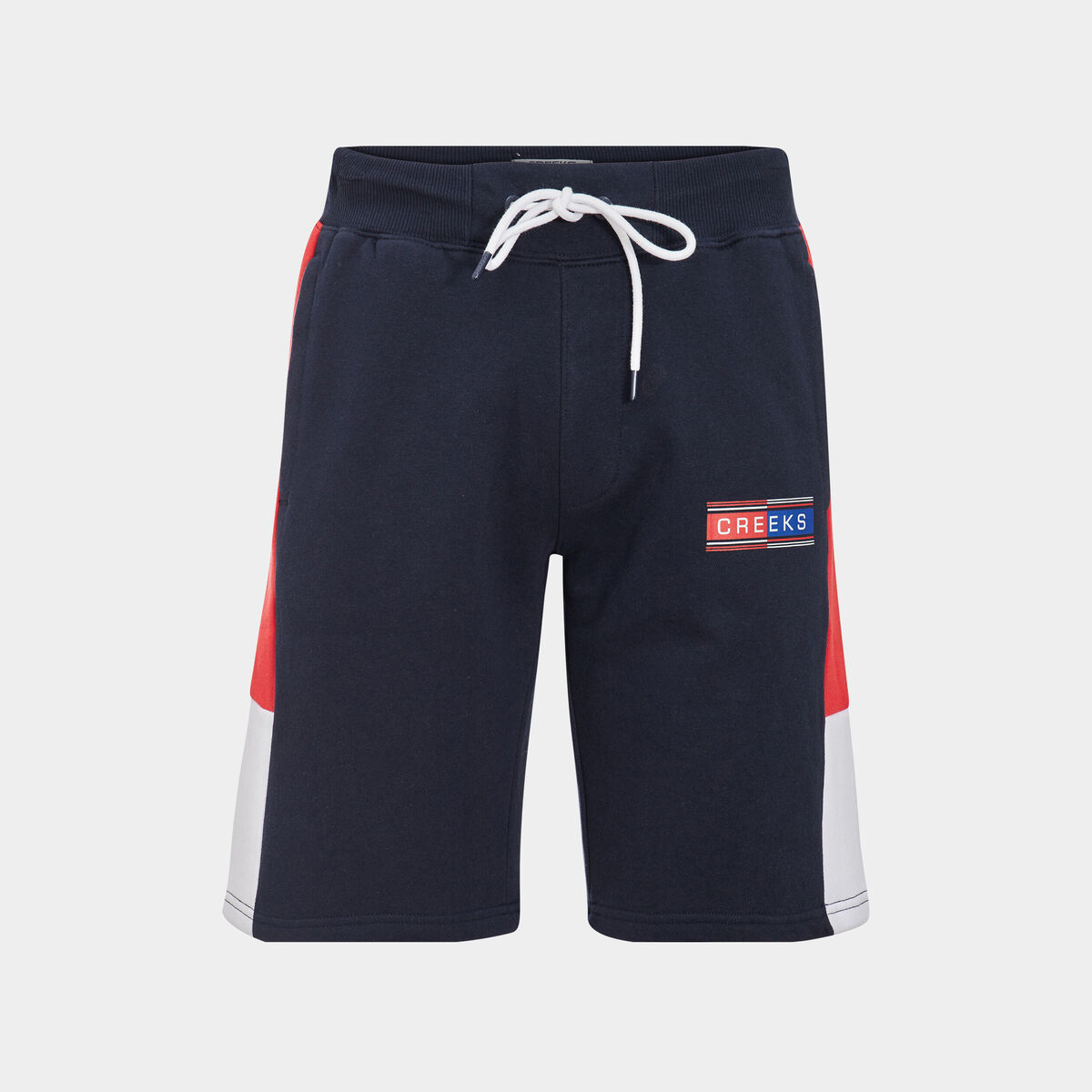 Jogging-Short droit à coulisse Creeks bleu marine homme