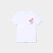 T-shirt manches courtes coton Mickey blanc femme