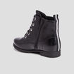 Bottines crantées noir fille
