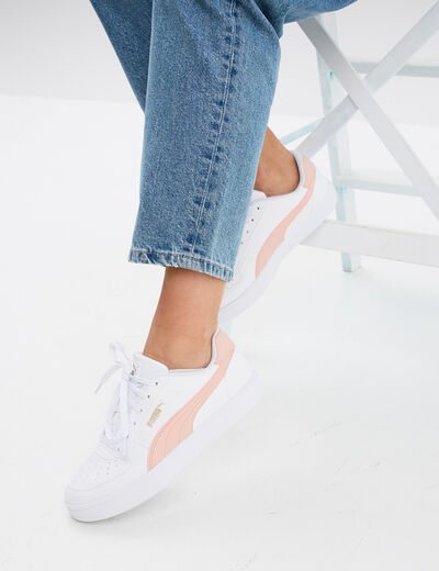 Tennis basses à lacets Puma rose pastel femme