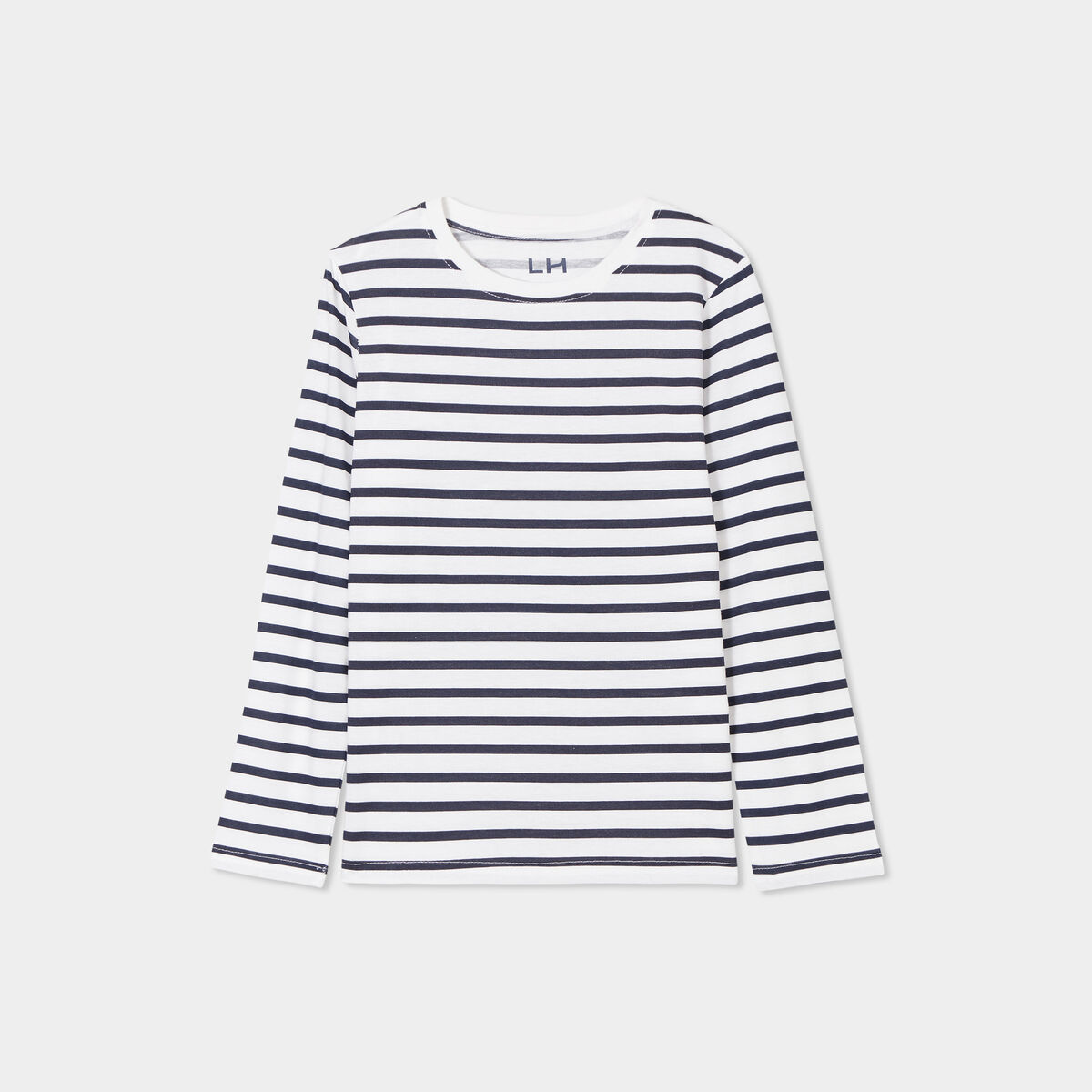 T-shirt manches longues coton ecru garçon