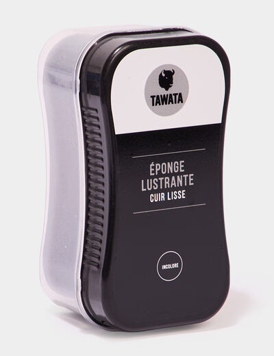 Éponge lustrante cuir lisse Tawata multicolore mixte