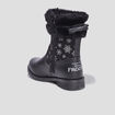Bottes Reine des neiges noir fille