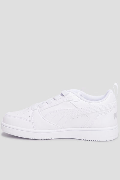 Tennis basses à lacets Puma Rebound Joy blanc fille