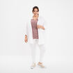 T-shirt manches 3/4 bordeaux femme grande taille