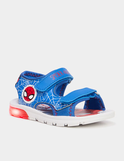 Sandales semelles lumineuses Spider-Man rouge garçon