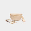 Sac banane en toile de coton canvas sable femme