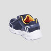 Baskets running à scratchs Naruto bleu marine garçon