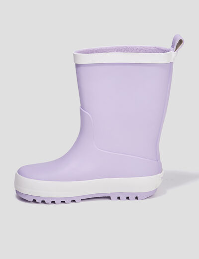 Bottes de pluie Trappeur parme fille
