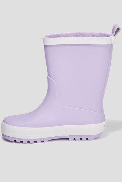 Bottes de pluie Trappeur parme fille
