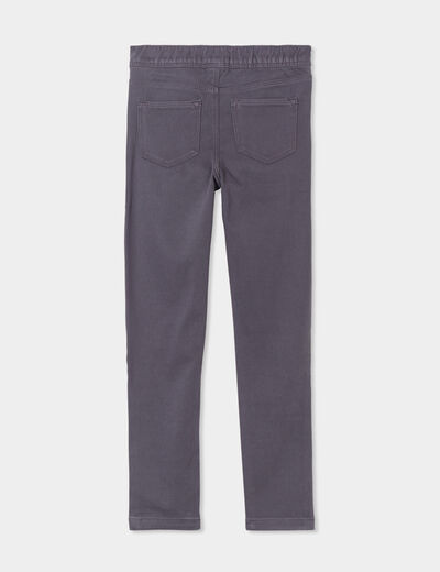 Tregging taille standard gris foncé fille