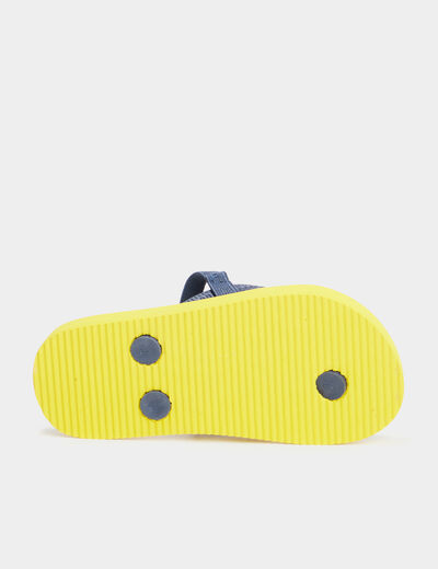 Tongs avec brides Pokémon Pikachu jaune garçon