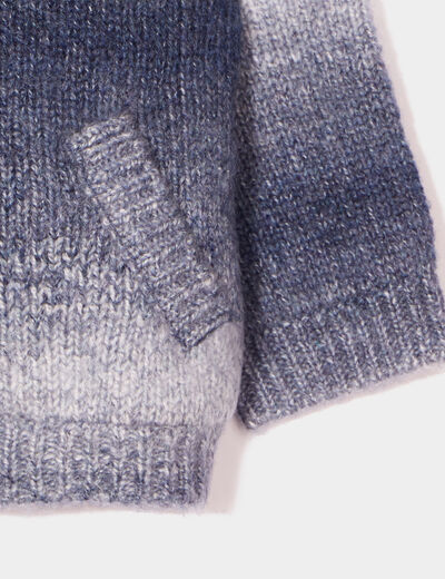Gilet doublé à capuche Creeks bleu marine bébé garçon