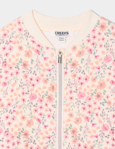 Gilet matelassé zippé Creeks beige fille