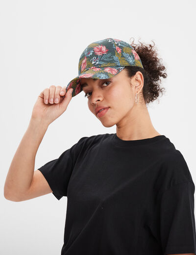 Casquette multicolore femme