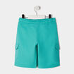 Short droit vert émeraude garçon