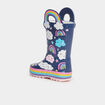 Bottes de pluie multicolore b&eacute;b&eacute; fille