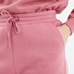 Pantalon jogging droit molleton vieux rose femme