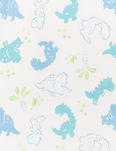 Gigoteuse sans manches en coton vert pastel bébé garçon