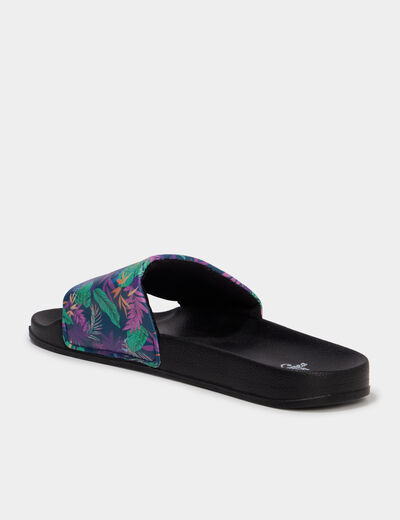 Claquettes de plage multicolore femme