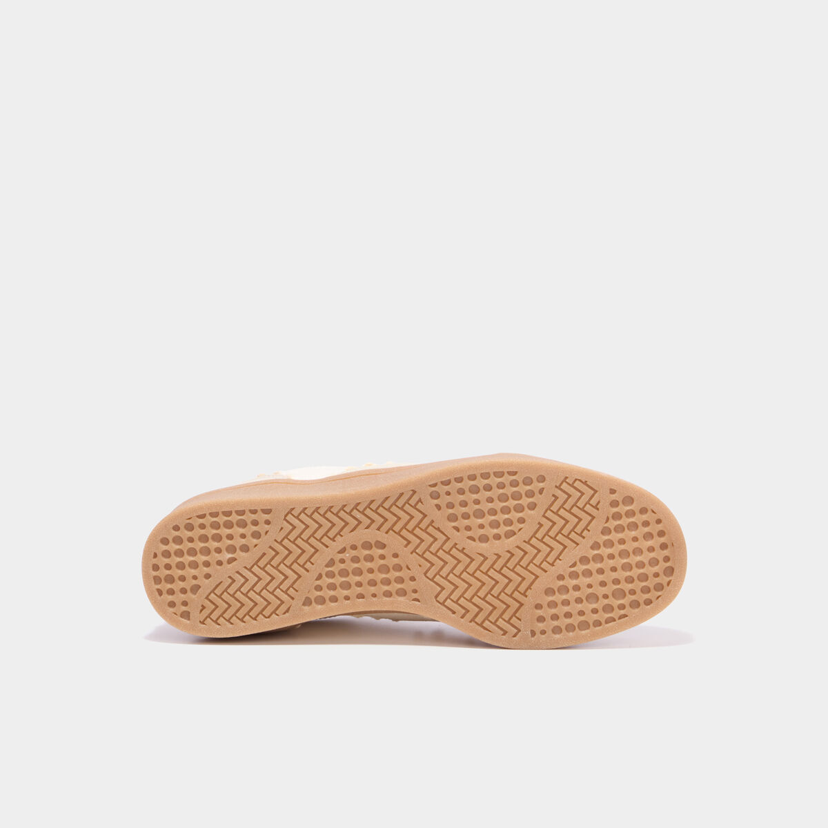 Tennis basses avec dentelle sable femme