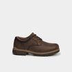 Derbies &agrave; lacets semelle crant&eacute;e marron fonc&eacute; homme