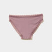 Lot 3 culottes avec dentelle mauve femme