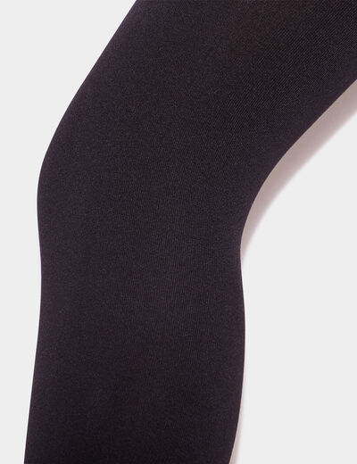Leggings doublé polaire noir femme