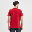 T-shirt manches courtes coton Liberto rouge foncé homme
